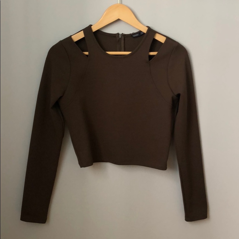 Olive Green Zara Top